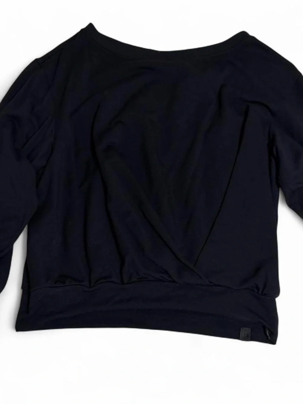 lululemon athletica Black Boatneck Sweatshirt
